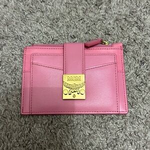 Pink MCM Wallet/Card Holder